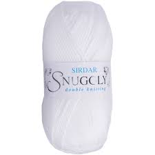 Sirdar White Snuggly Dk Yarn 50g