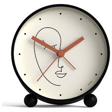 Jones Clocks Olivia Abstract Face Alarm