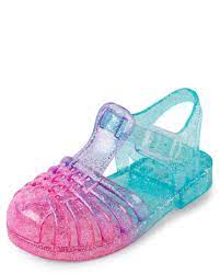 toddler s glitter jelly sandals
