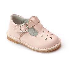 Lamour Girls Classic 751 Pink Leather Mary Janes Wee Ones
