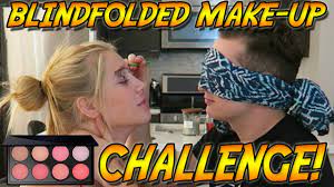 blindfolded makeup challenge hilarious