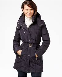 Ivanka trump is one of the most powerful women in the world. Ivanka Trump Belted Down Puffer Coat 350 Macy S Lookastic