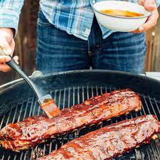 pork ribs on the grill kitchen konfidence