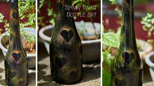 Diy Spray Paint Bottle Painting Painting