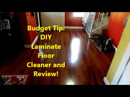 Budget Tip Diy Laminate Floor Cleaner