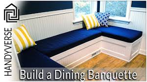 A banquette is your solution! How To Build A Dining Nook Banquette Budget Renos 01 Youtube