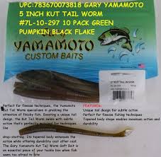 Gary Yamamoto Kut Tail Worm Soft Plastic Baits Worms