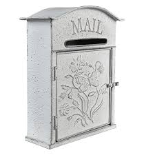 Clayre Eef Mailbox 26x10x31 Cm Grey