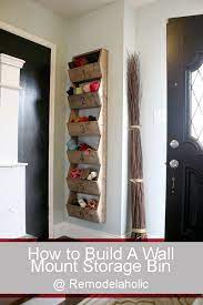 Remodelaholic Diy Rustic Wall Storage