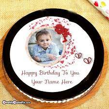 Birthday Cake For Brother With Photo Edit gambar png