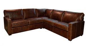 Maxwell Leather Sectional Raw Home