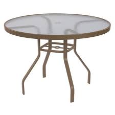 48 round acrylic patio dining table