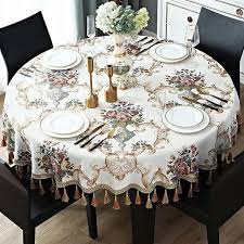 Round Tablecloth Farmhouse Table Cloth