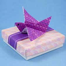 how to make origami flying birds gift