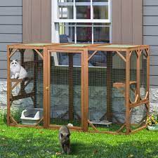 coziwow outdoor cat house enclosure pet