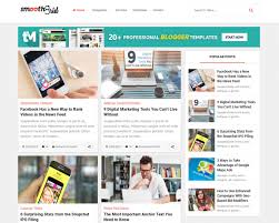 Smooth Grid Professional Blogger Template Zulweb