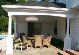 A Patio Roof Provides Shade Without
