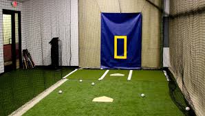 high tech hitting indoor batting cages