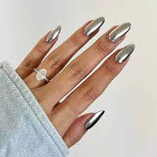 24 chrome nail ideas we re loving from