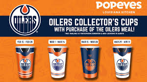 Get the latest news and information for the edmonton oilers. Edmonton Oilers On Twitter Next Time You Re Craving Popeyesca Chicken You Can Score One Of Four Collector S Cups When You Order The Oilers Meal To Celebrate The Launch We Re Giving Away A