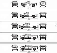 full size pickup truck bed dimensions