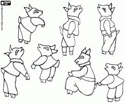 Coloring pages for kids of all ages. The Wolf And The Seven Young Kids Coloring Pages Printable Games
