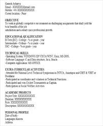Resume samples free download fresher resume resume fresh download fresher resume format 32 resume templates for freshers download iti electrician fresher resume format free download. Free 51 Resume Samples In Pdf Ms Word