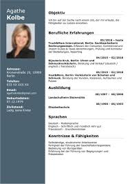 How to pick a resume format. German Cv Templates Free Download Word Docx