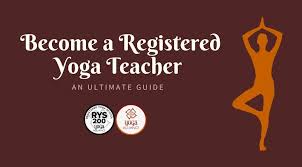 yoga alliance registered yoga teacher