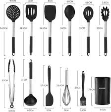 silicone cooking utensils 12 pcs heat