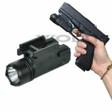 Tactical Gun Flashlight Handgun Torch Light For Glock 17 19 18c Pistol Ebay