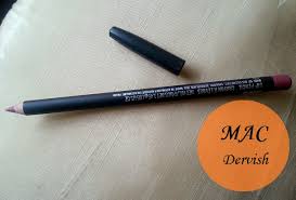 mac dervish lip pencil swatches review