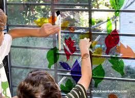 Kids Cellophane Stained Glass