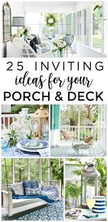 inviting screened porch and deck ideas