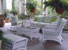 White Wicker Patio Furniture Wicker