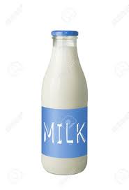 Fresh Milk Bottle Isolated On White Background Stock Photo, Picture And  Royalty Free Image. Image 8573979.