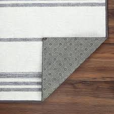 my magic carpet stripe grey and white 2