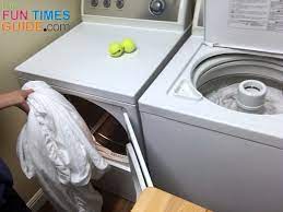 dry bed sheets in the dryer