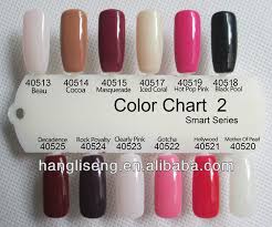 Color Chart 2 In 2019 Nail Colors Gel Color Gel Nails