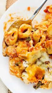 three cheese tortellini bake simple