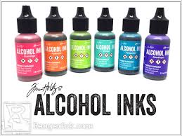 6 New Colours Of Adirondack Alcohol Inks Shades Of Clay