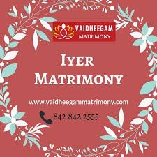 Vaidheegam Matrimony Looking For Tamil Brahmin Iyer