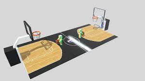 basketball court minecraft model