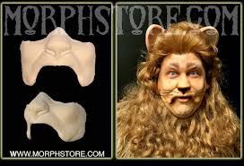 wizard of oz lion face brows mask