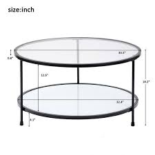 18 2 Round Glass Coffee Table