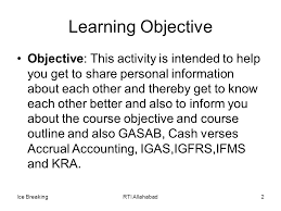        Course Objective    