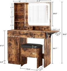 likimio vanity desk with drawers makeup