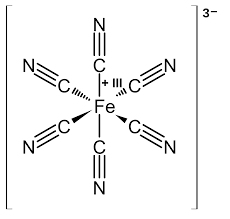 Fe3 Fe Cn 6 2 - Ferricyanide - Wikipedia