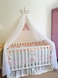 baby crib canopy bed crown canopy