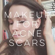 how to apply makeup for acne scars